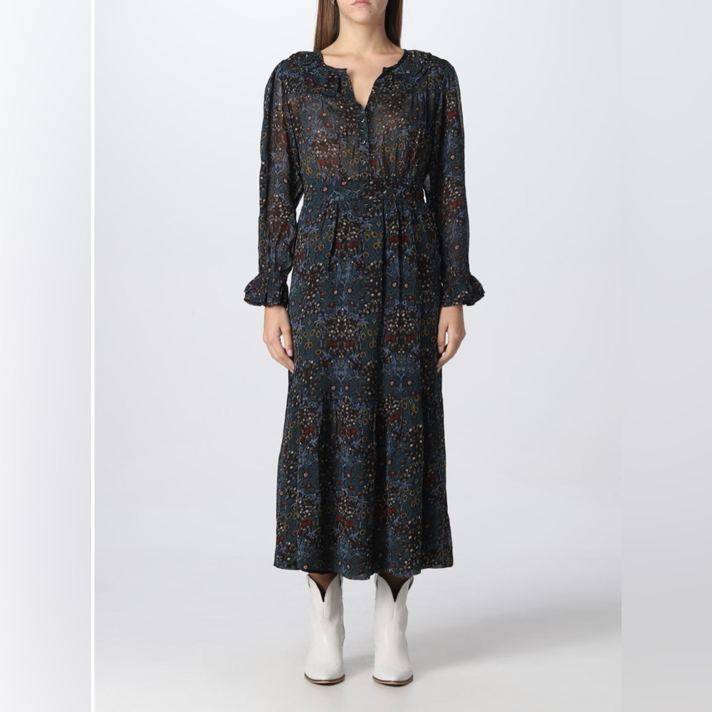 Anthropology ba&sh Elegant Floral Midi Dress size 1